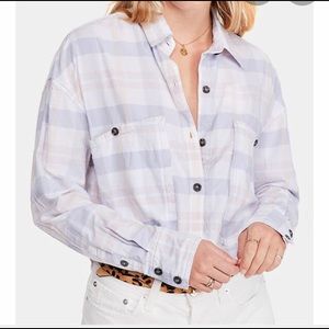Free People Loveland pastel plaid NWT Wmn-Small